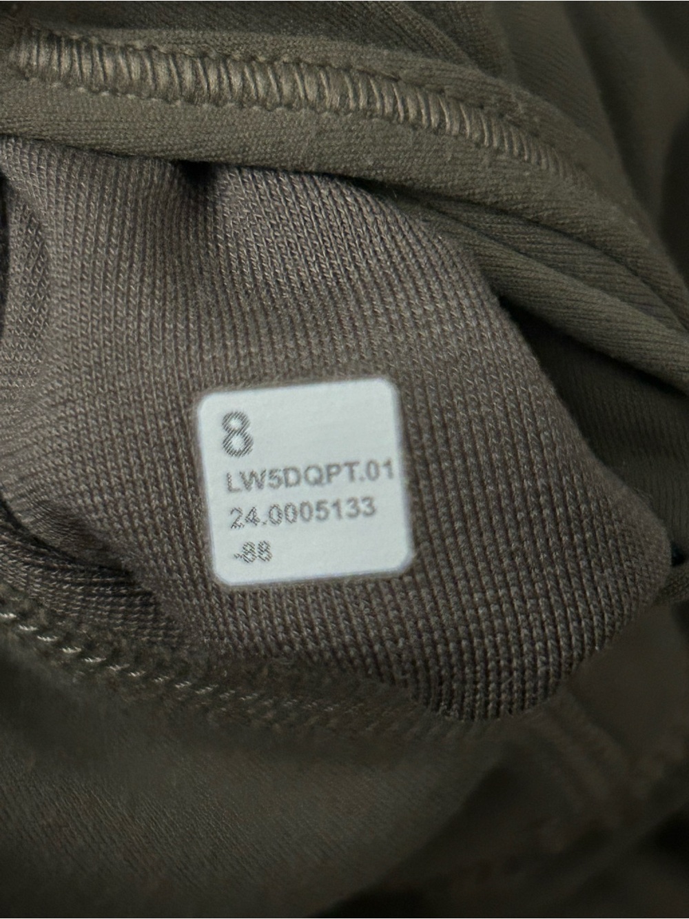 Lululemon Size 8 High-Rise Army Green Performance Leggings - Picture 7 of 7